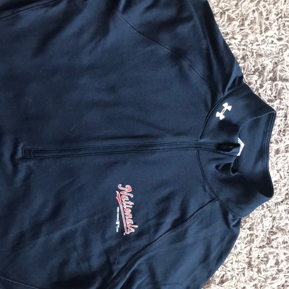 Washington Nationals Under Armour Quarter Zip - Picture 2 of 2